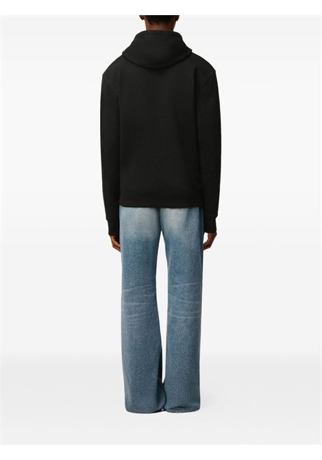 ami de coeur hoodie man black AMI PARIS | BFUSW235.730001
